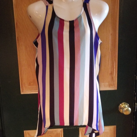 Sleeveless striped top NWT - Picture 1 of 4